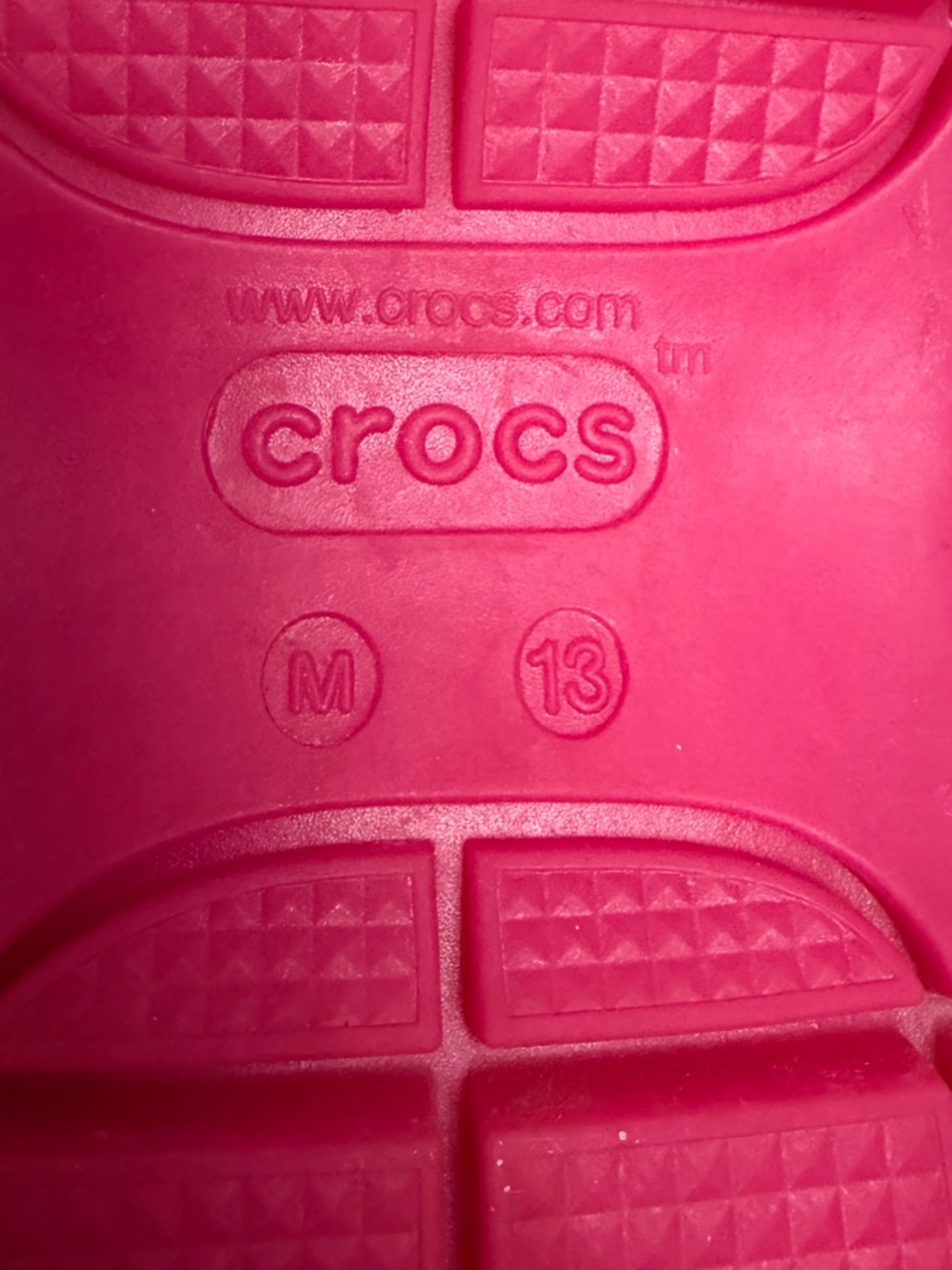 Crocs Mega Crush Sandal Electric Pink Platform Men's 13 women’s 15 - Picture 7 of 9